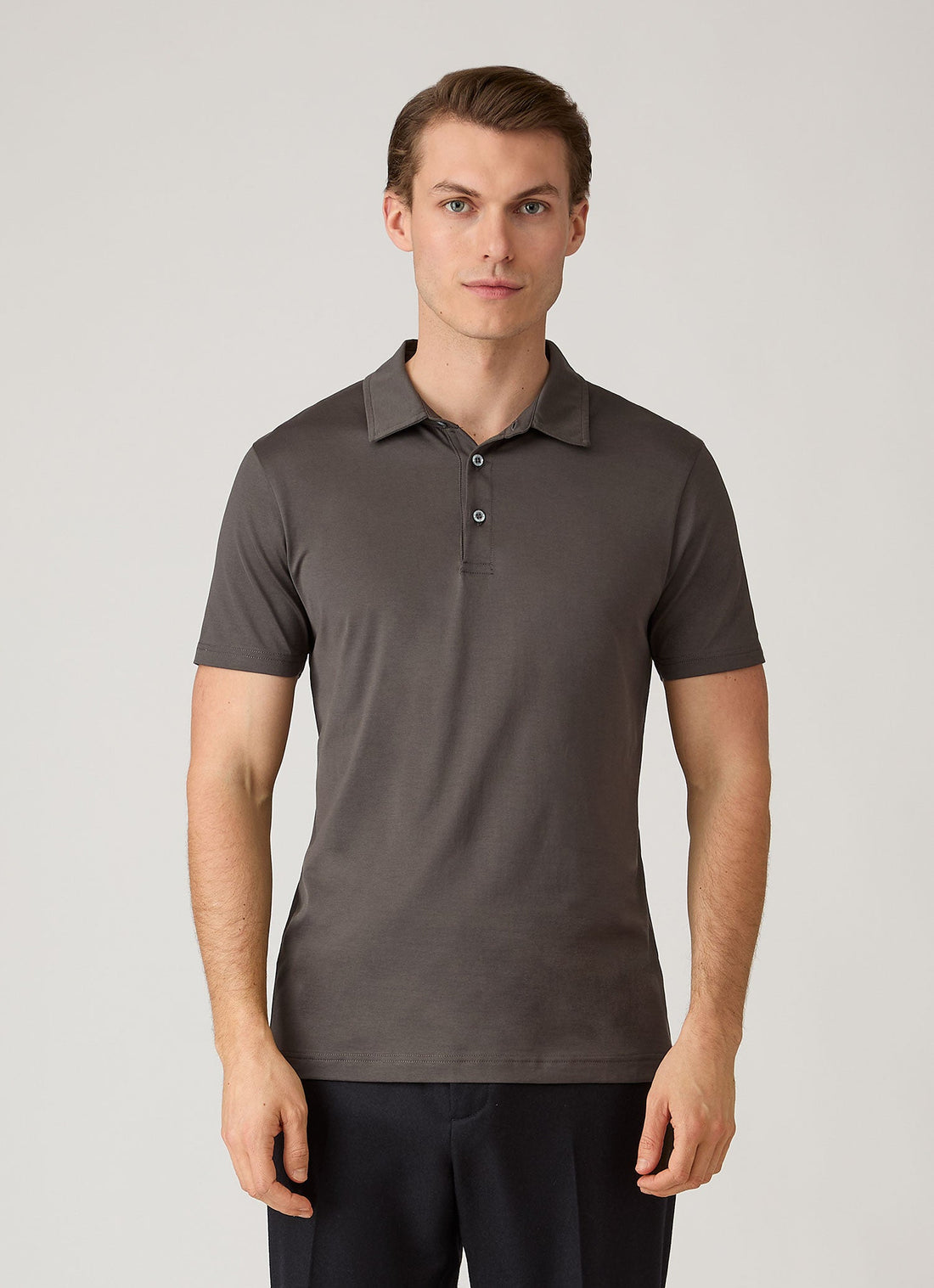 Klassisches Jersey Polohemd