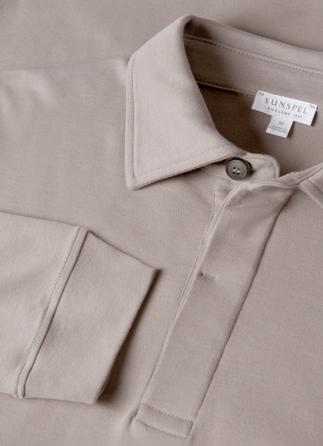 Men's Heavyweight Rugby Polo Shirt in Iron Grey