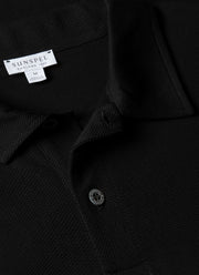 Men's Regular Fit Riviera Polo Shirt in Black