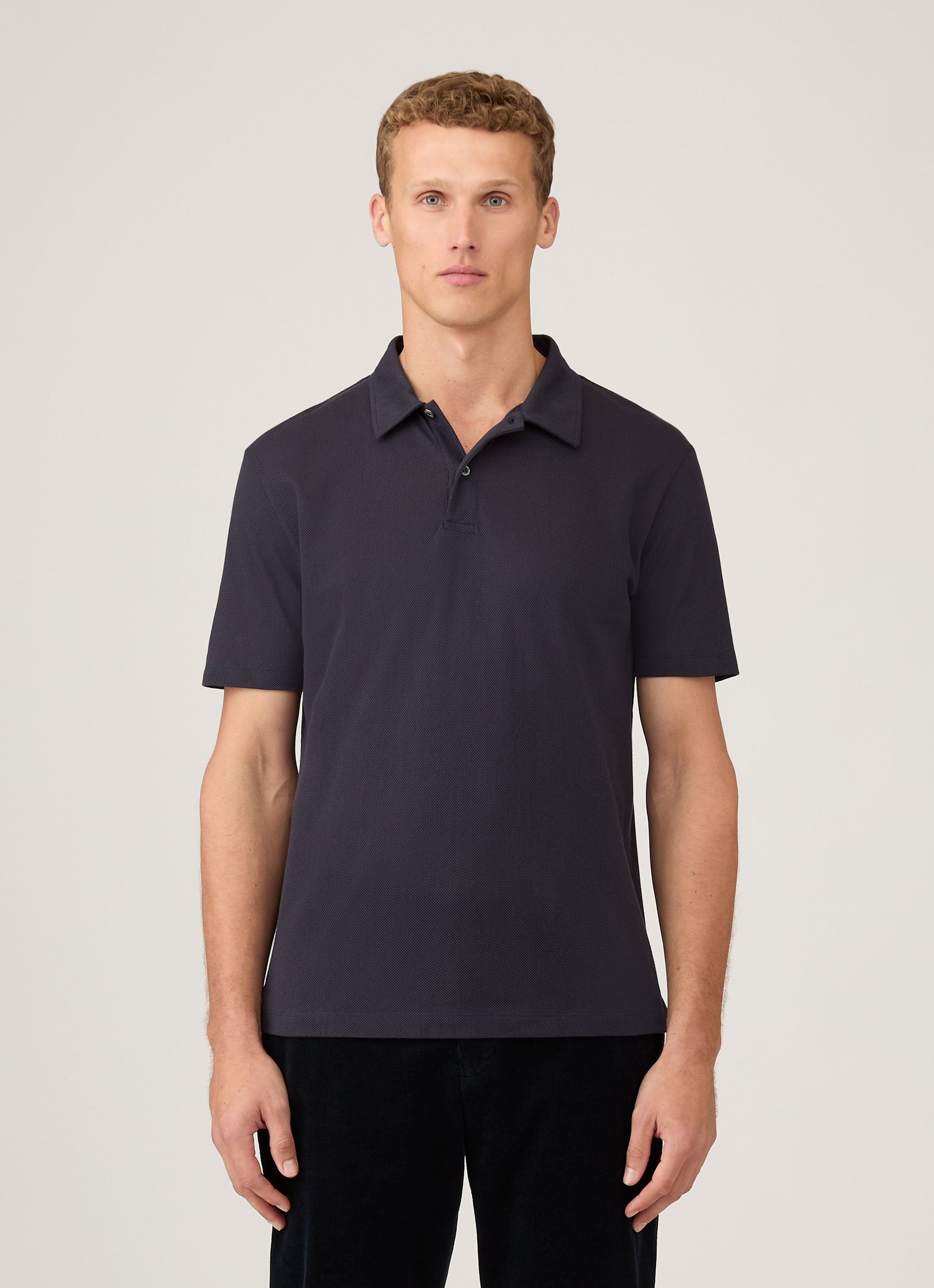 Men's Regular Fit Riviera Polo Shirt in Navy