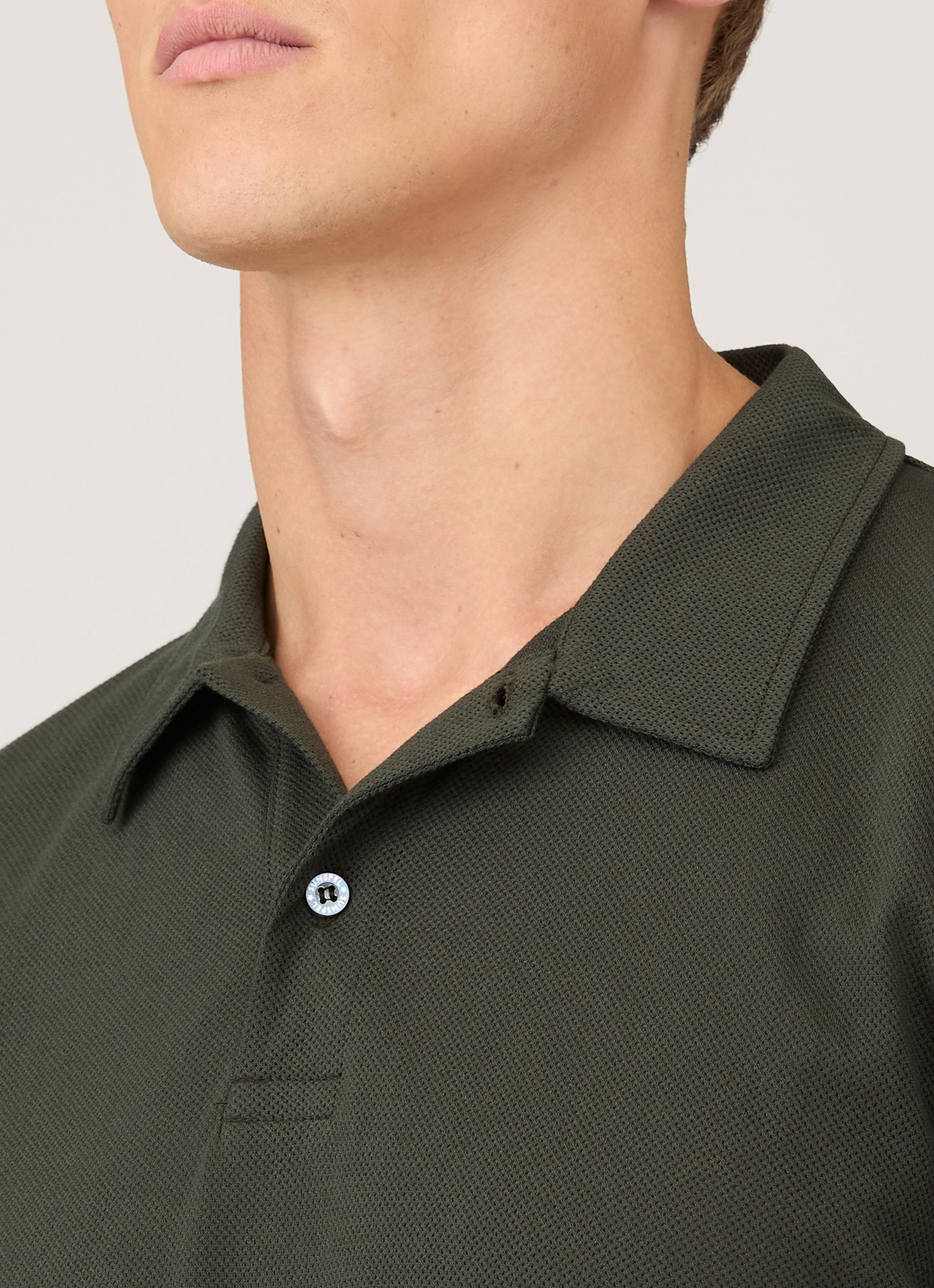 Men's Regular Fit Riviera Polo Shirt in Dark Green