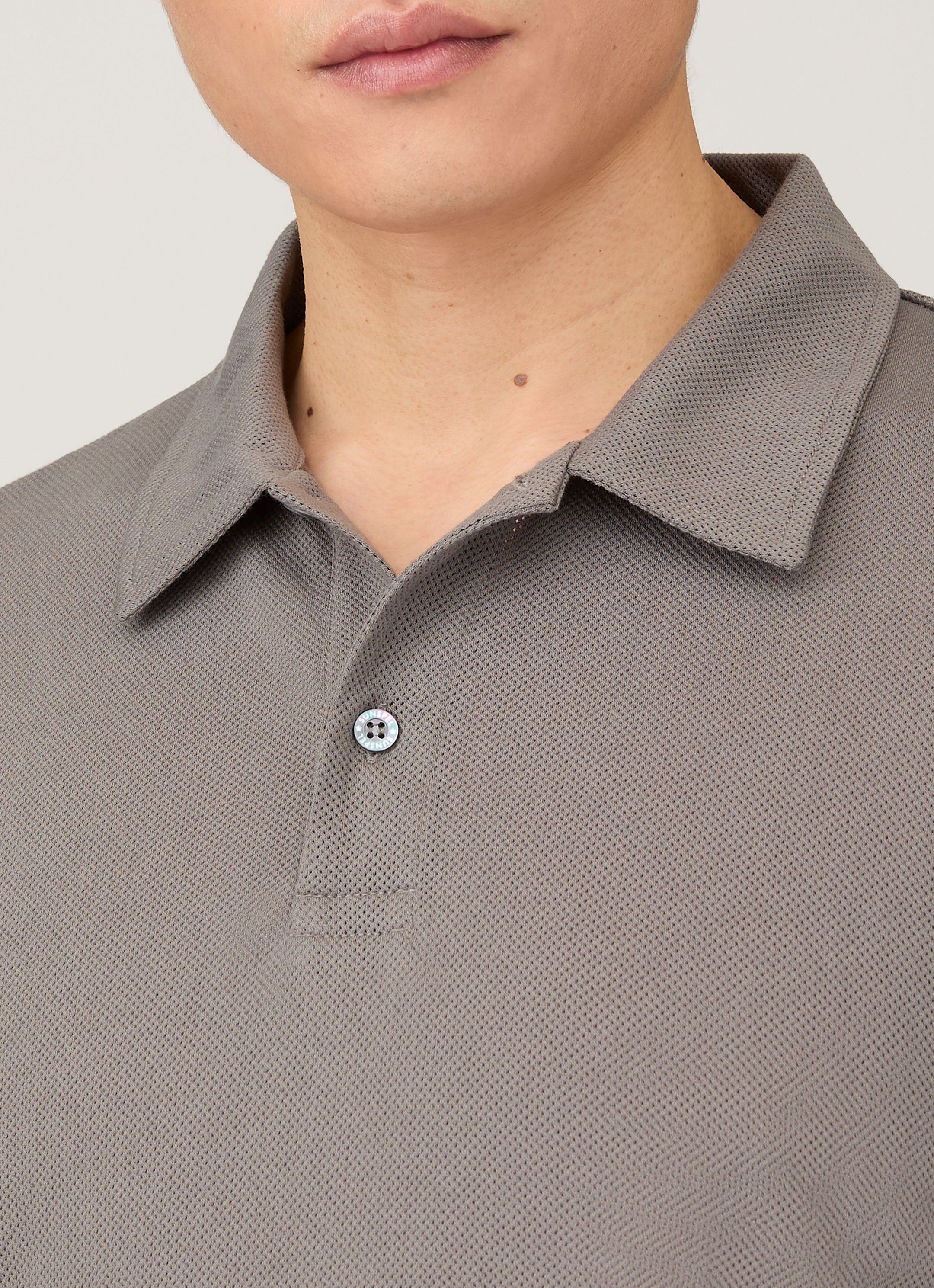 Men's Regular Fit Riviera Polo Shirt in Iron Grey