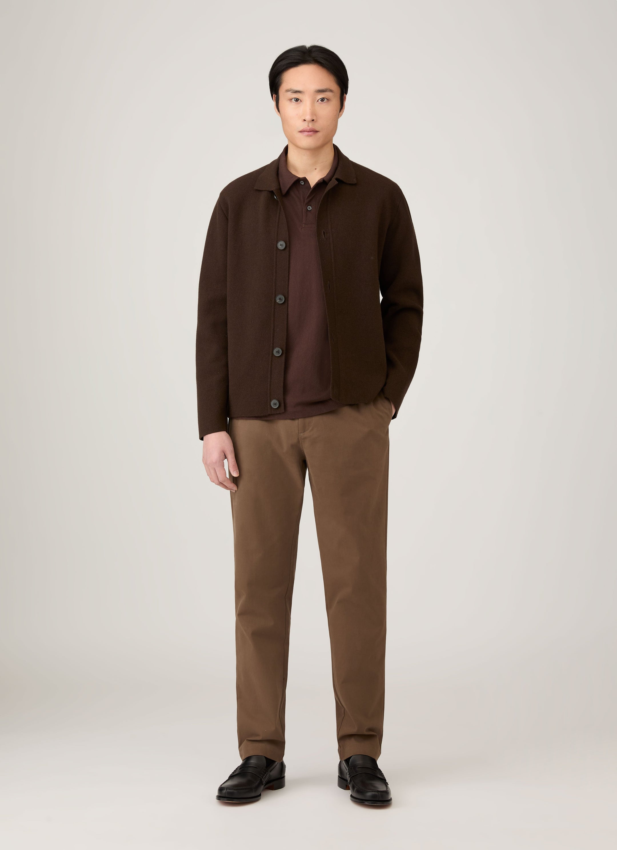 Men's Regular Fit Riviera Polo Shirt in Bakelite