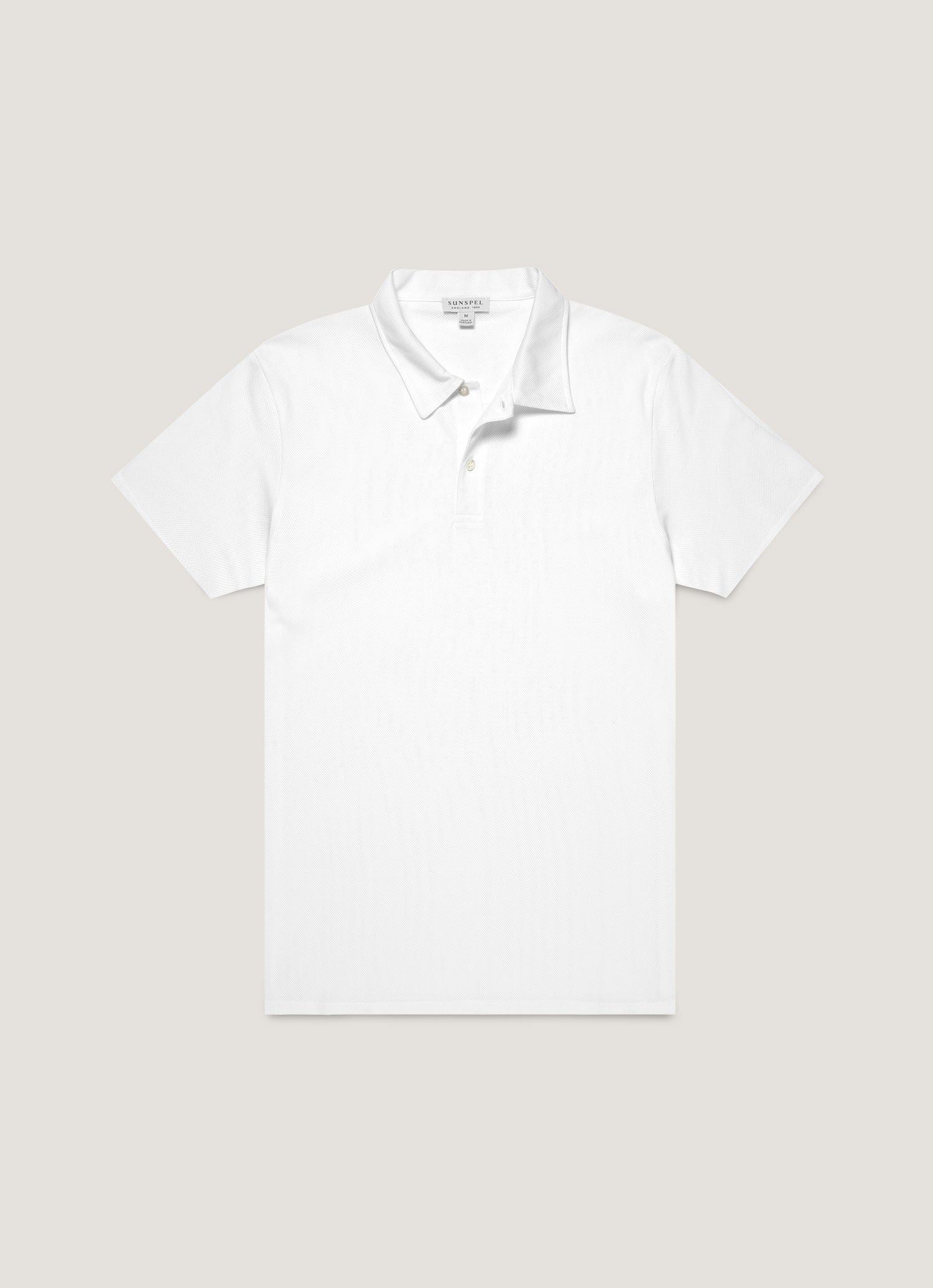 Men's Regular Fit Riviera Polo Shirt in White