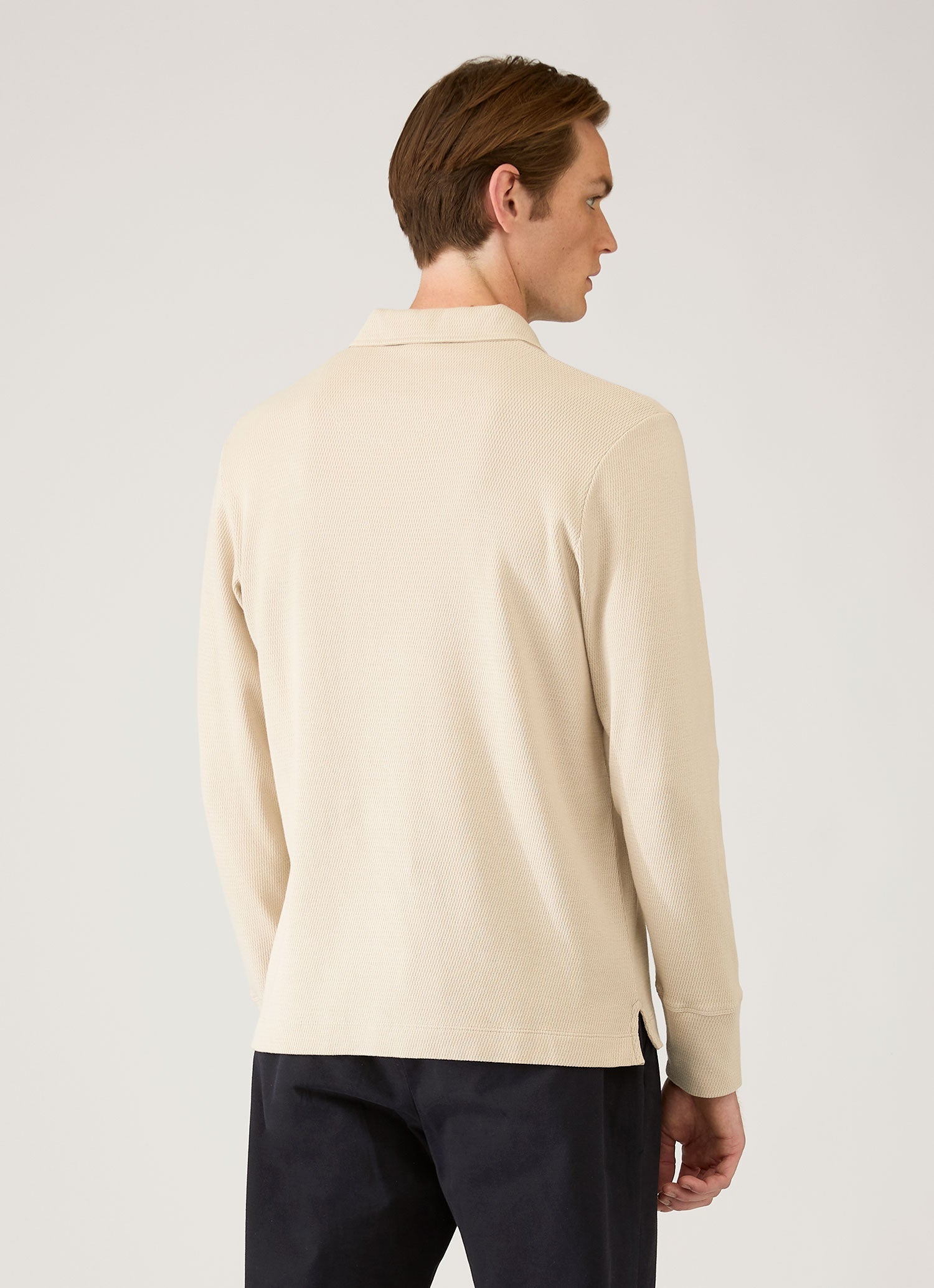 Men's Long Sleeve Cellulock Polo Shirt in Hazelwood