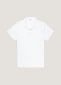 Men's Towelling Polo Shirt in White