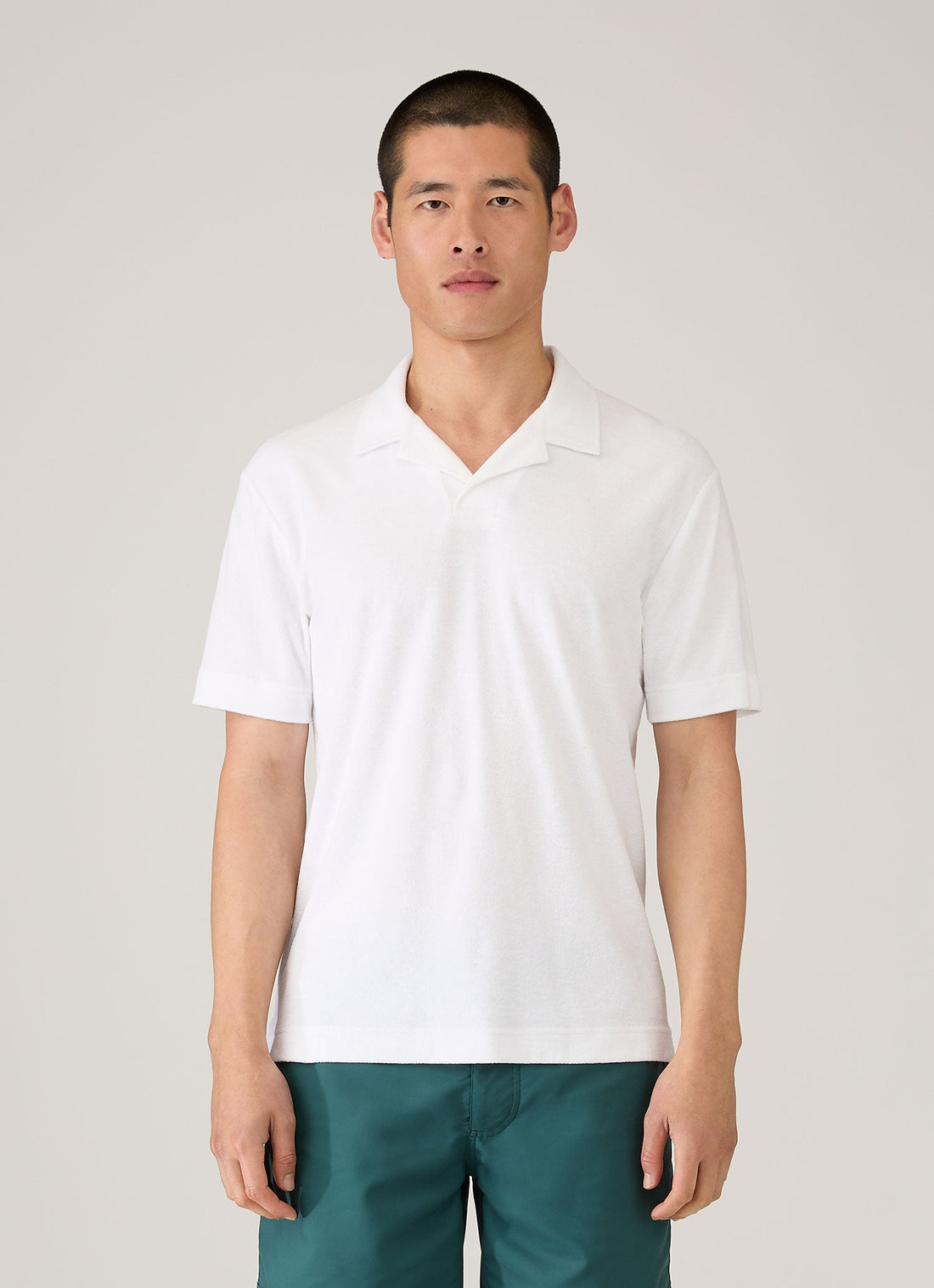 Frottee Polohemd