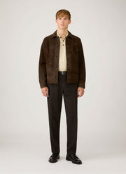 Men's Sea Island Cotton Knit Polo Shirt in Hazelwood