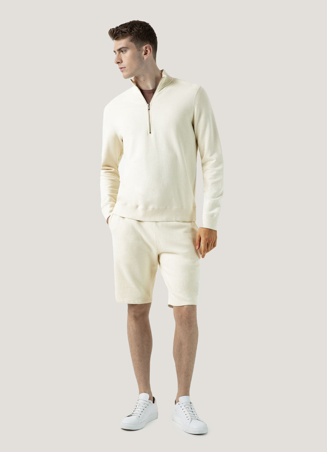 Men's Undyed Loopback Shorts in Undyed