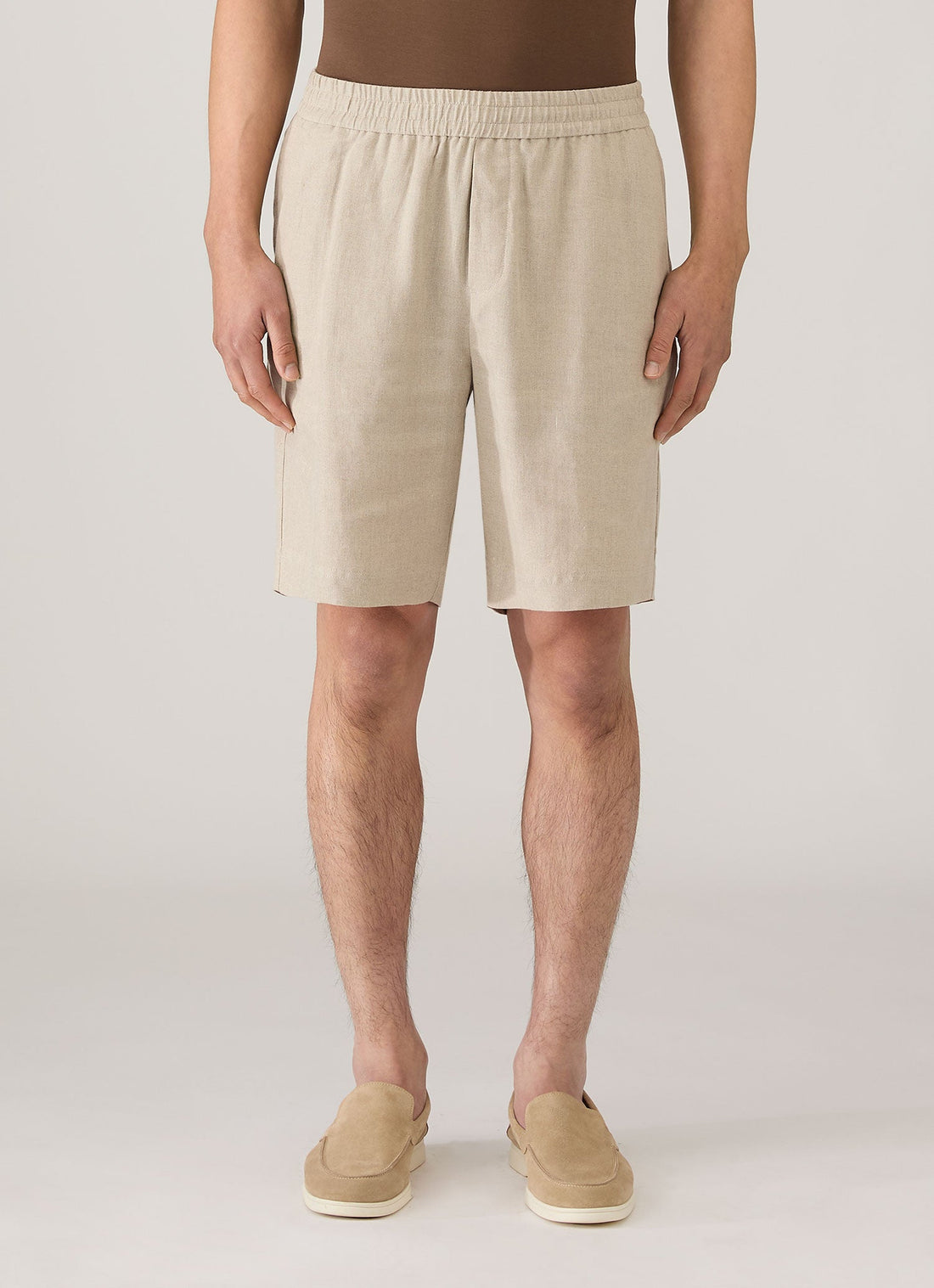 Leinen Tunnelzugshorts