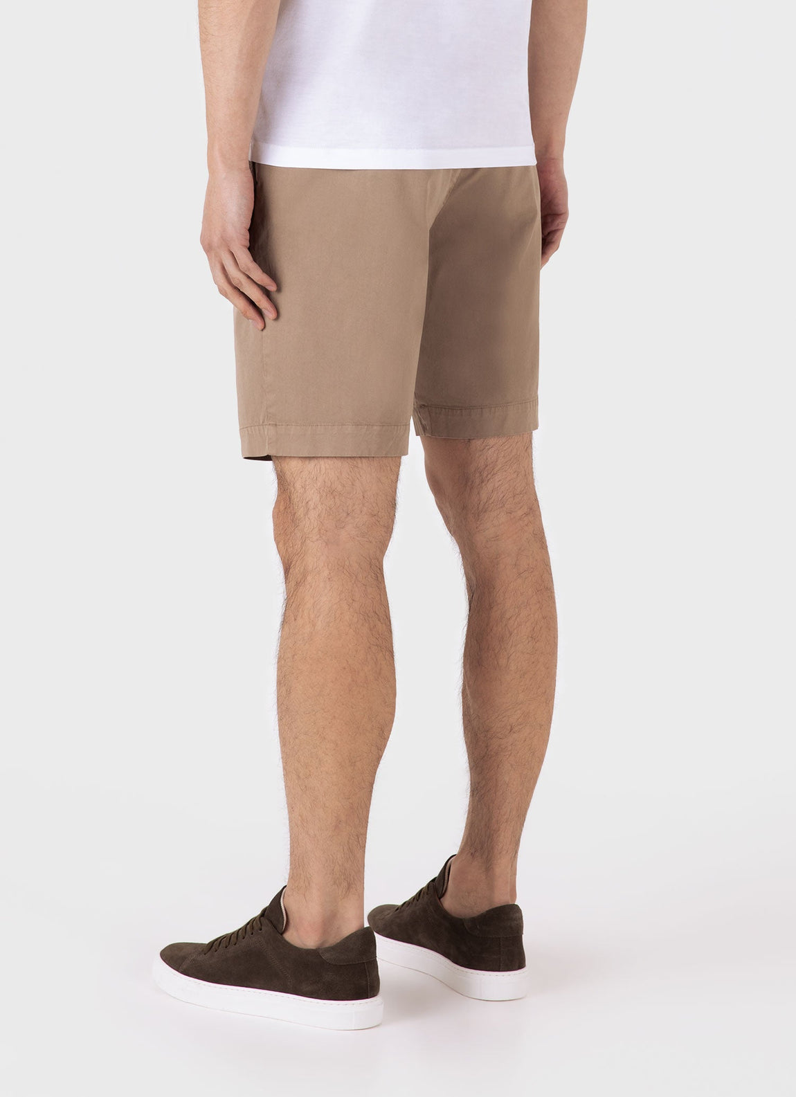 Men's Chino Shorts in Dark Stone