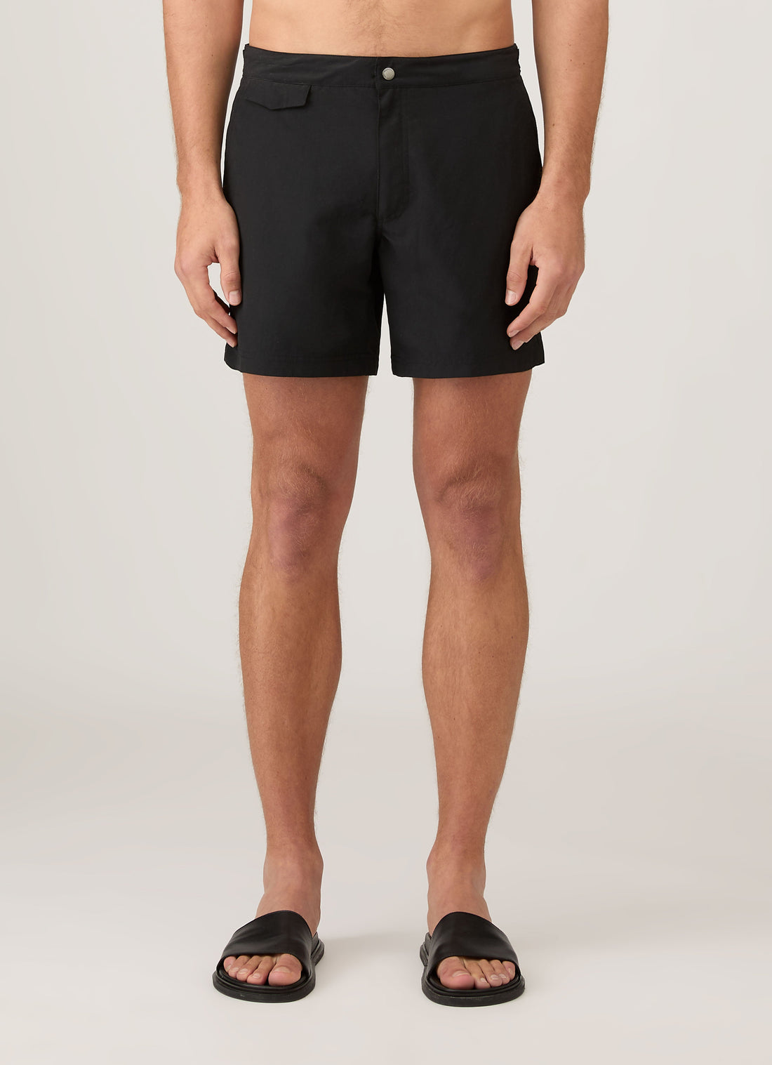 Badeshorts mit Druckknopf