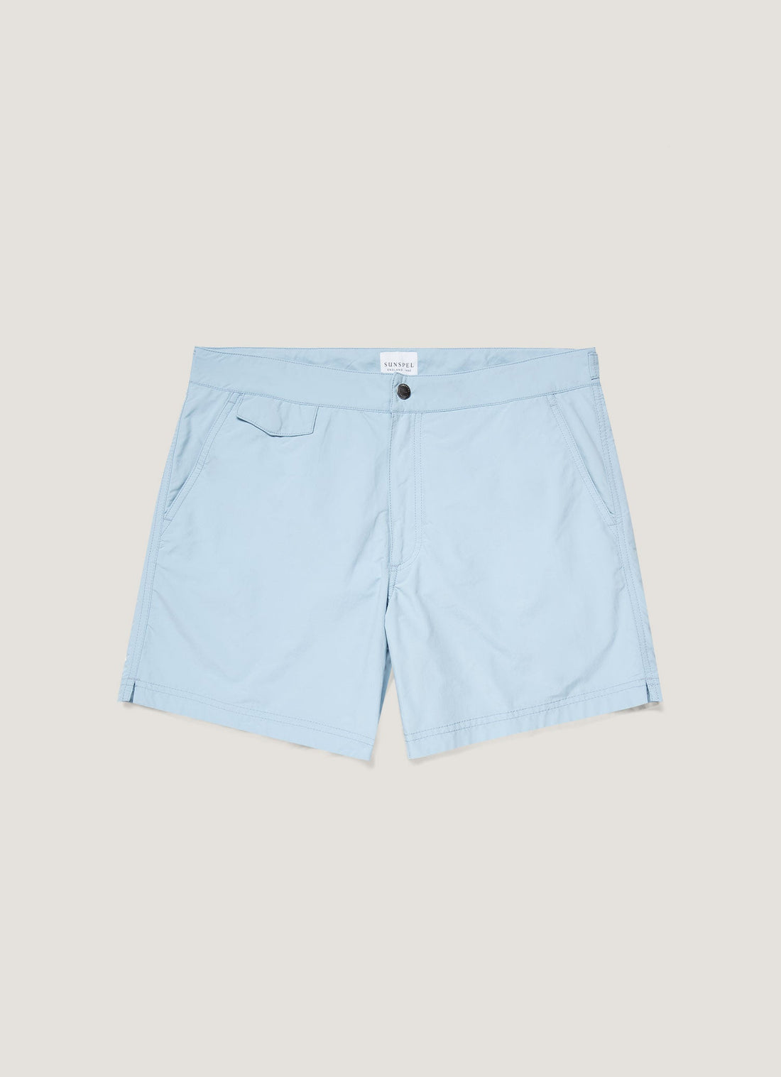 Badeshorts mit Druckknopf