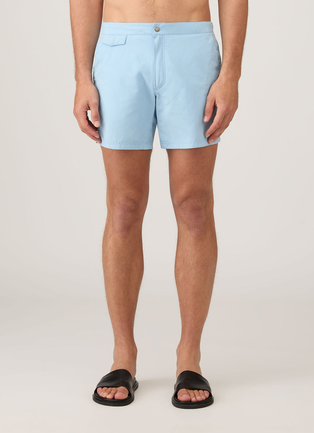 Badeshorts mit Druckknopf