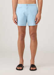 Men's Tailored Swim Short in Light Blue