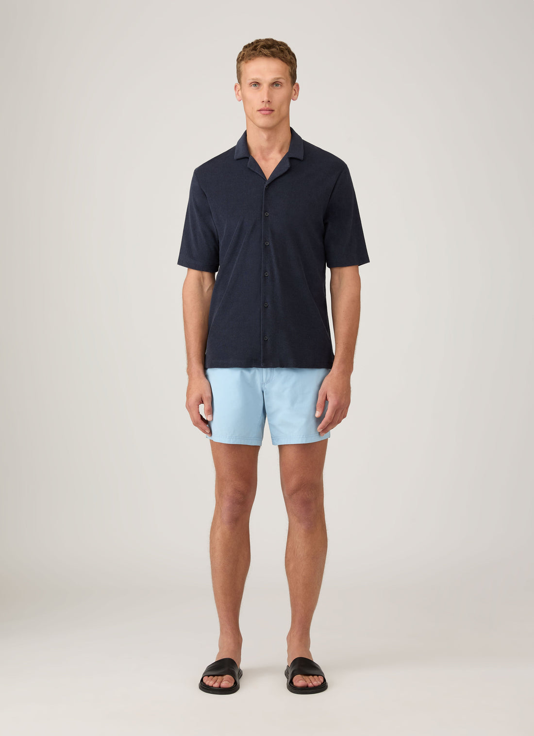Badeshorts mit Druckknopf