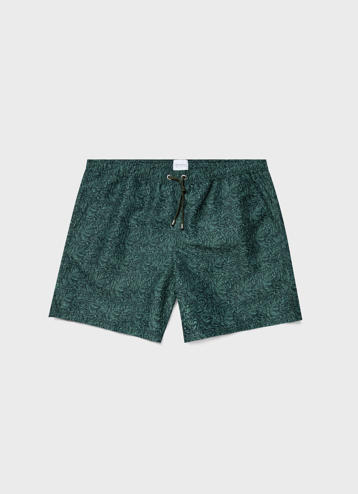 Men's Swimshort in Seaweed Tropics Print