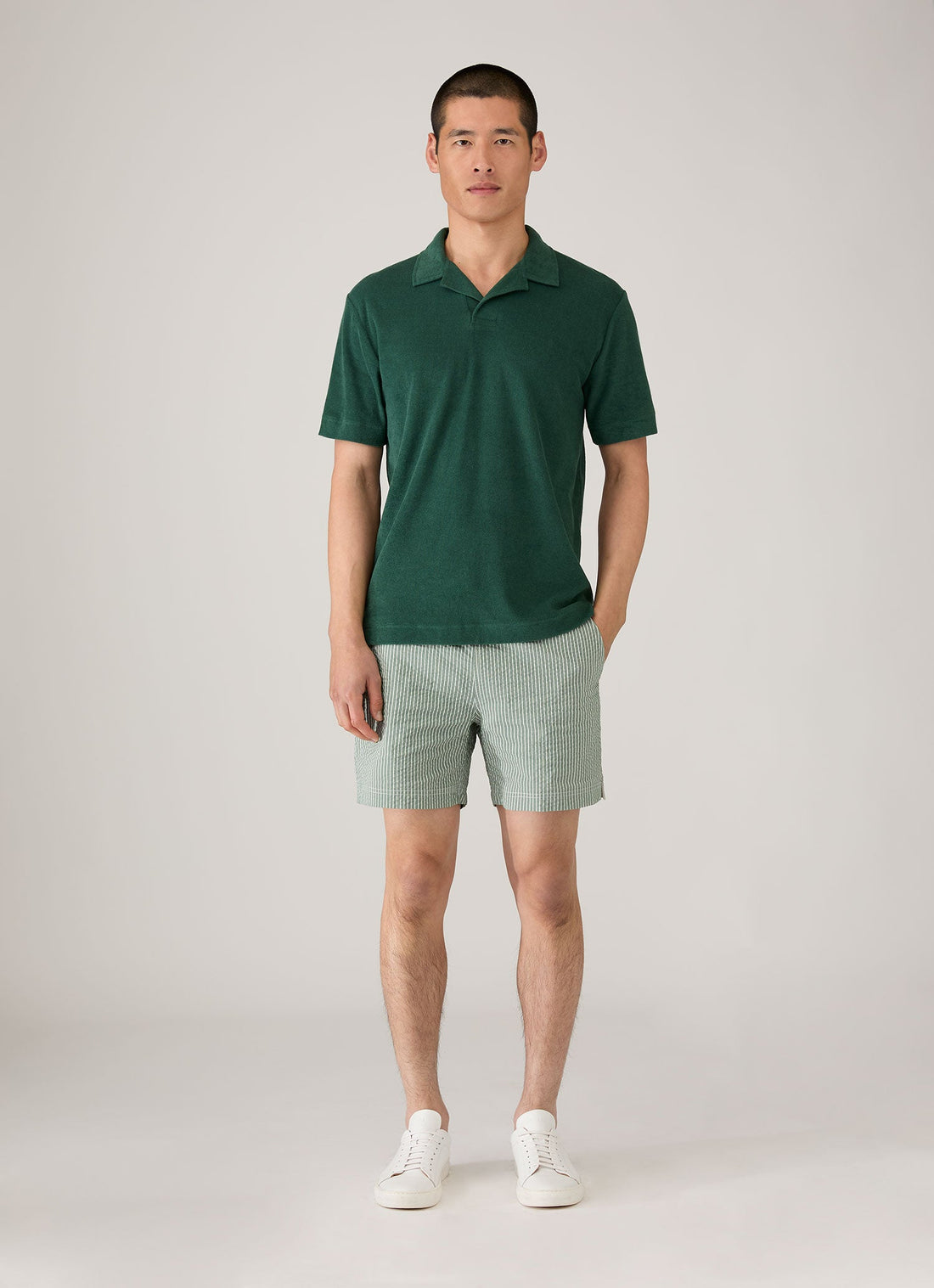 Seersucker Badeshorts