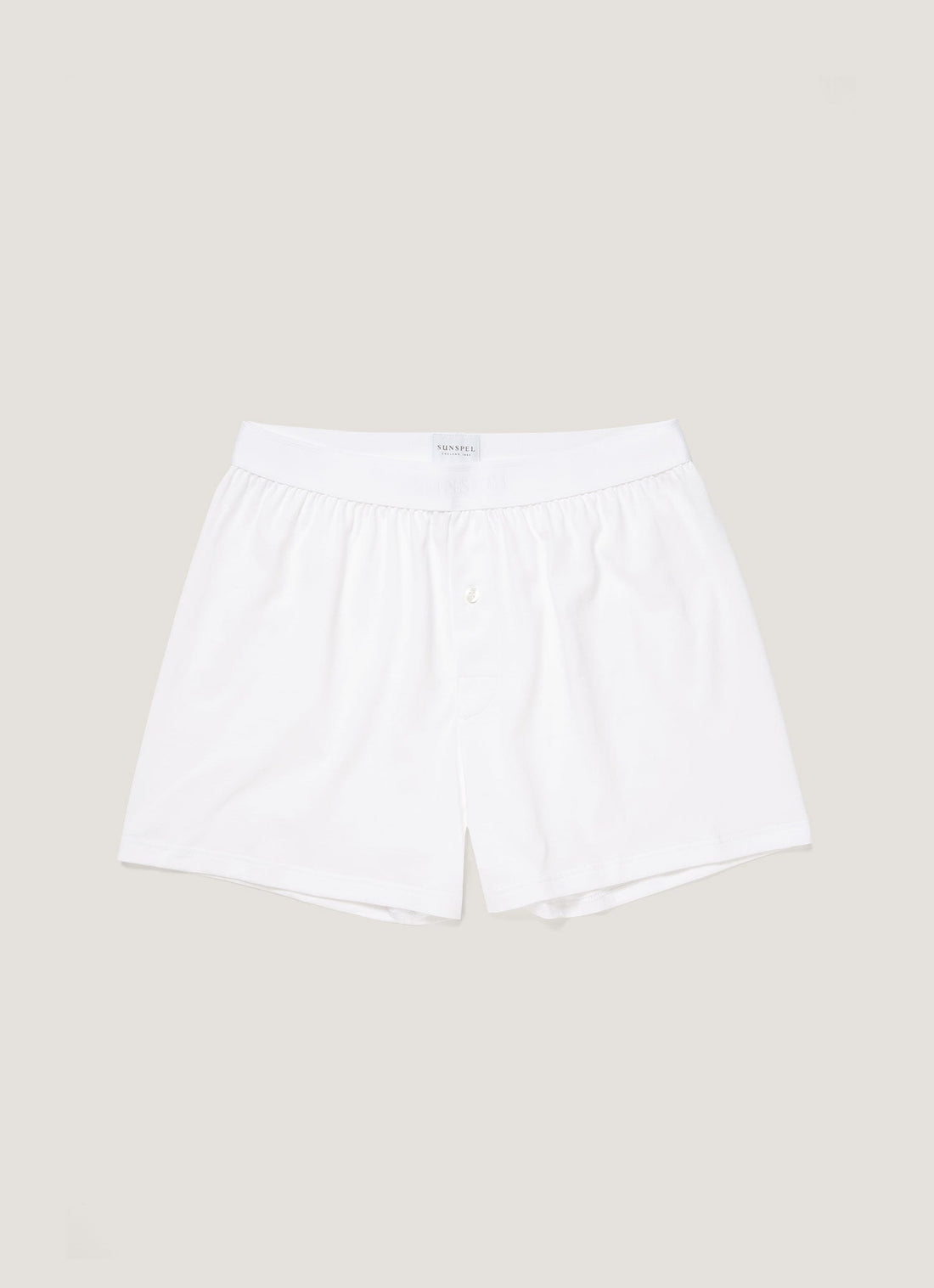 Extrafeine Baumwolle Boxershorts mit Knopf