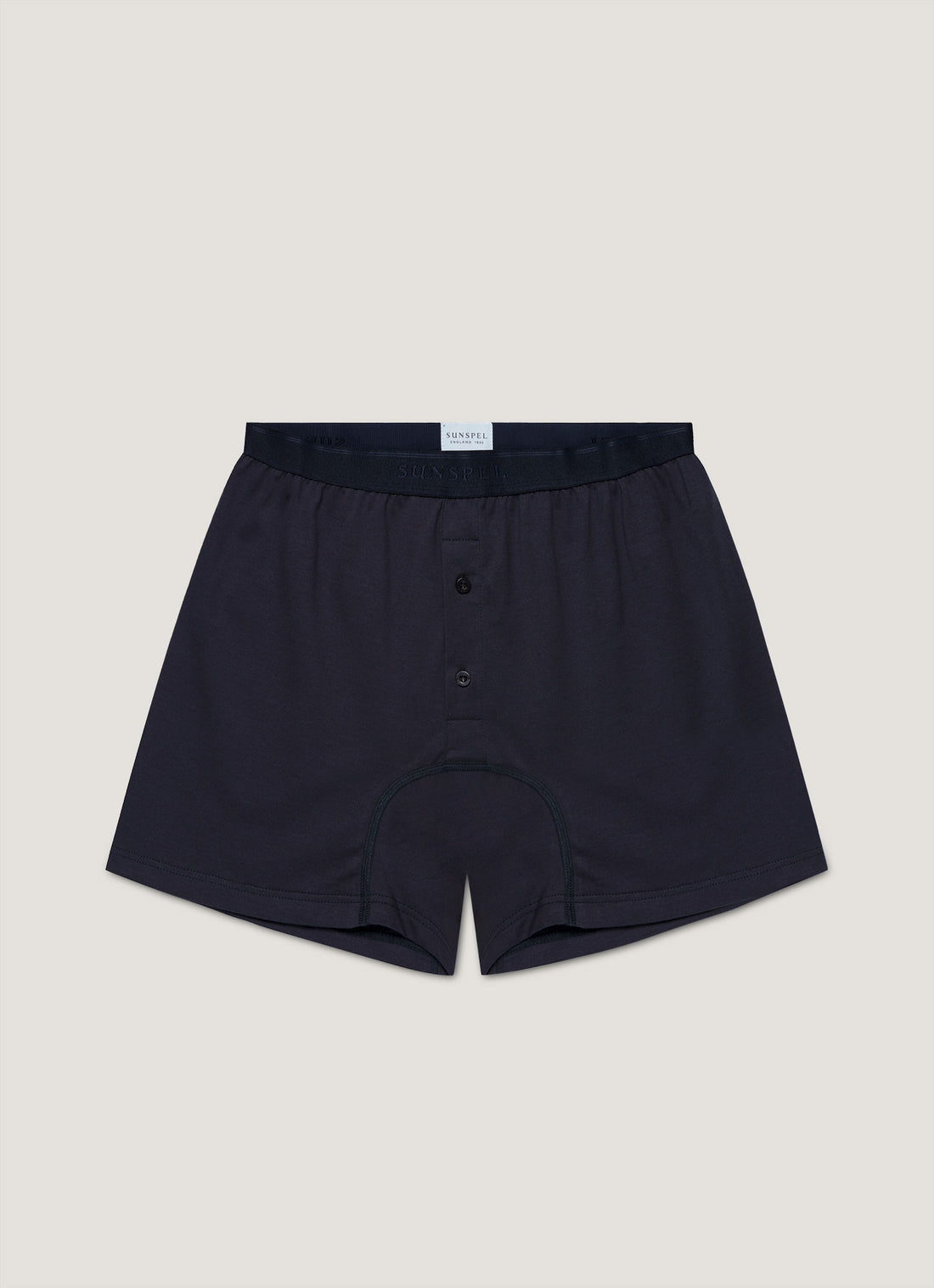 Extrafeine Baumwolle Boxerslip mit zwei Knöpfen