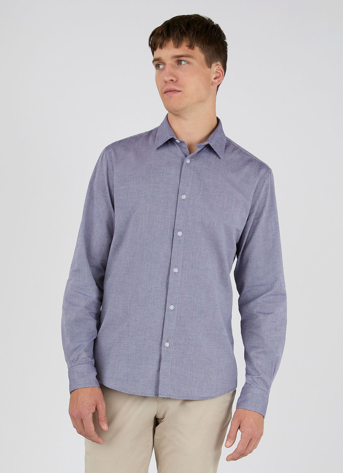 Men's Oxford Shirt in Light Blue