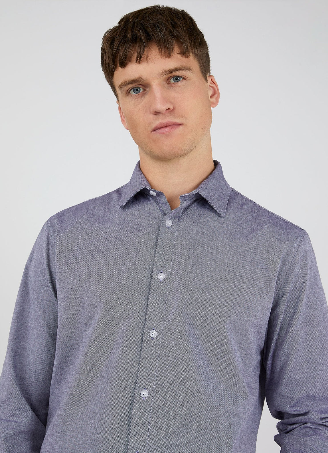 Men's Oxford Shirt in Light Blue