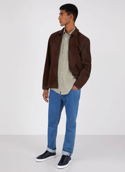 Men's Linen Shirt in Stone