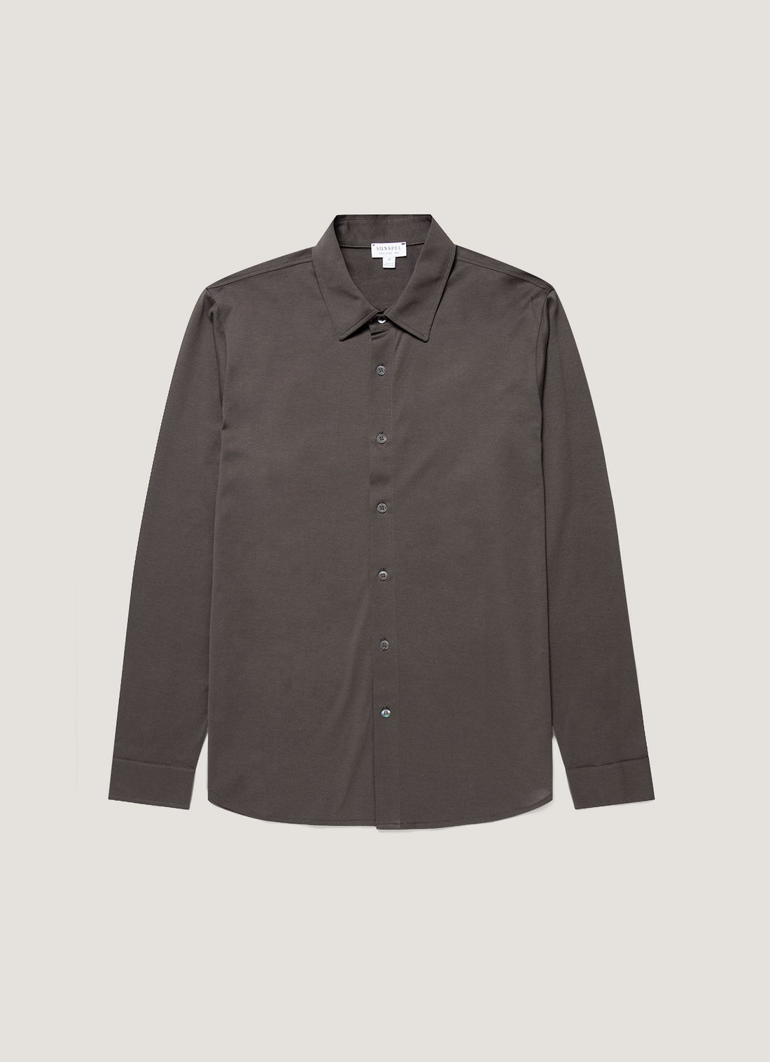 Men's Classic Jersey Shirt in Anthracite