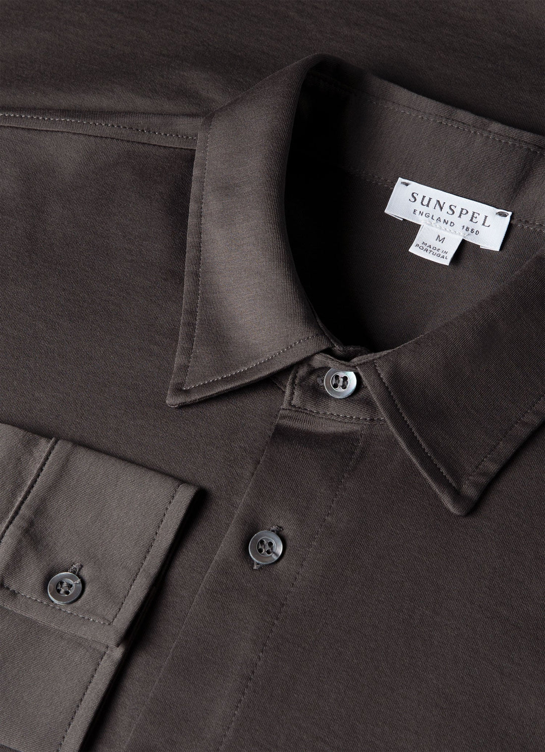 Men's Classic Jersey Shirt in Anthracite
