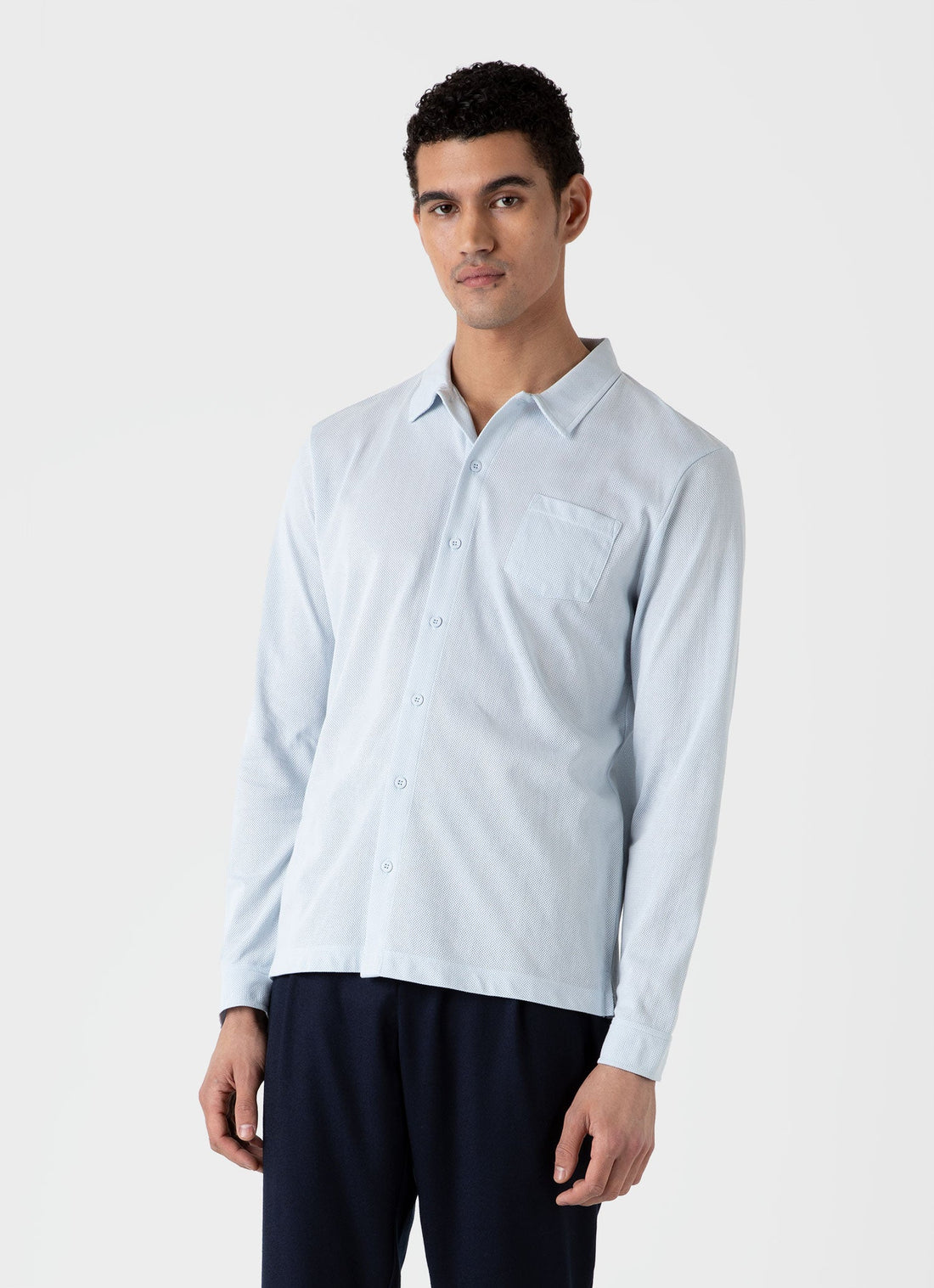 Men's Riviera Shirt in Light Blue