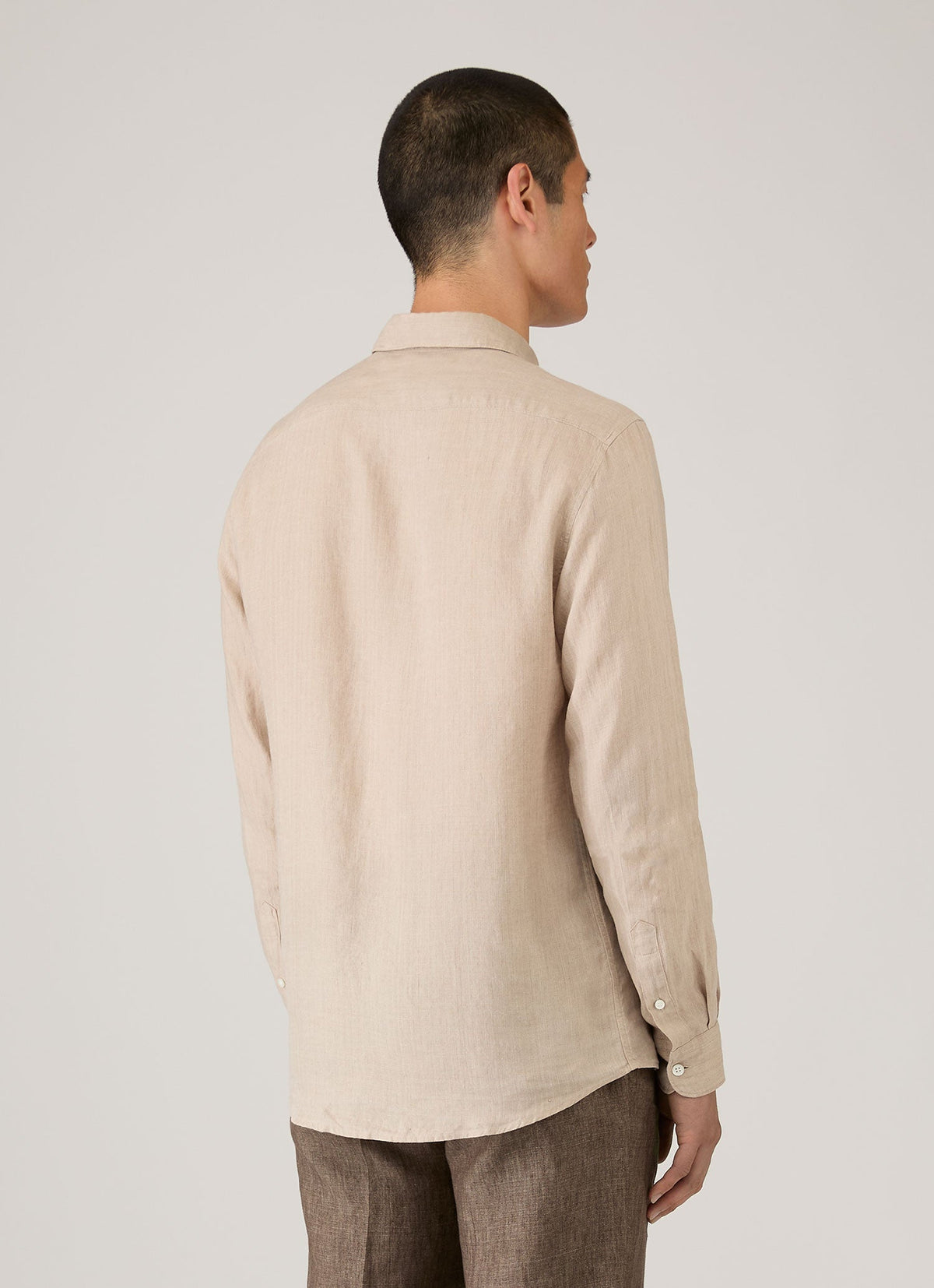 Men's Linen Shirt in Hazelwood