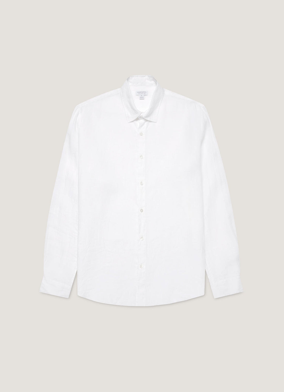 Men's Linen Shirt in White