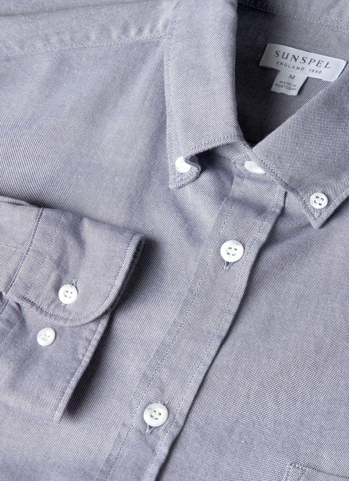 Men's Button Down Oxford Shirt in Dark Blue