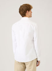Men's Button Down Oxford Shirt in White
