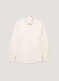 Men's Cotton Cashmere Shirt in Warm White