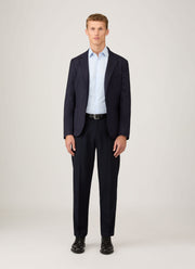 Men's Sea Island Cotton Shirt in Light Blue