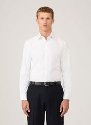 Men's Sea Island Cotton Shirt in White