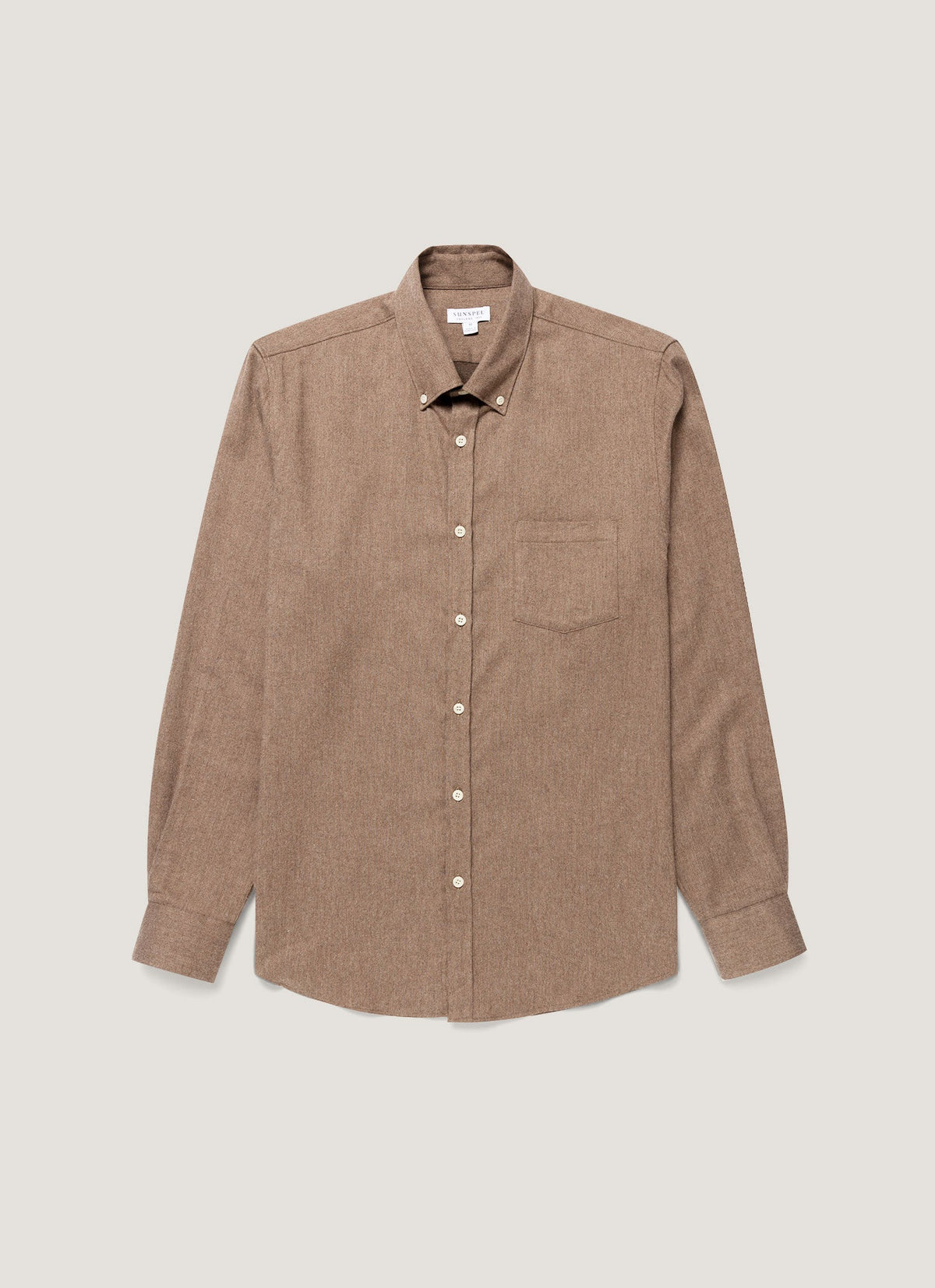 Men's Button Down Flannel Shirt in Cedar