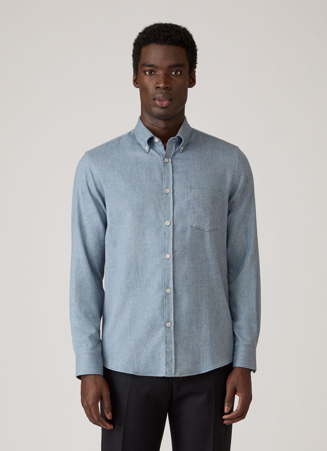 Button-Down Flanellhemd