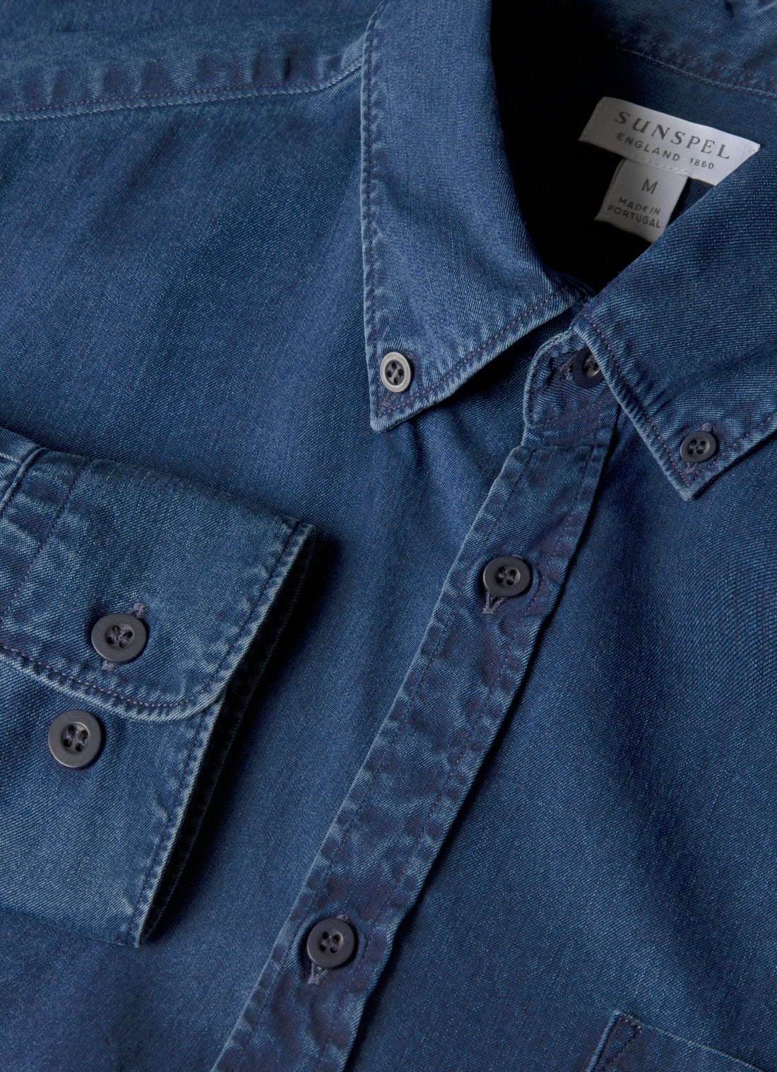 Button-Down Köperhemd