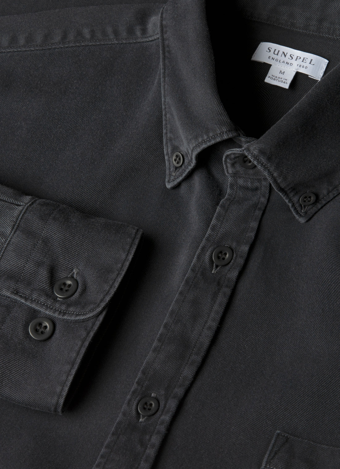 Button-Down Köperhemd