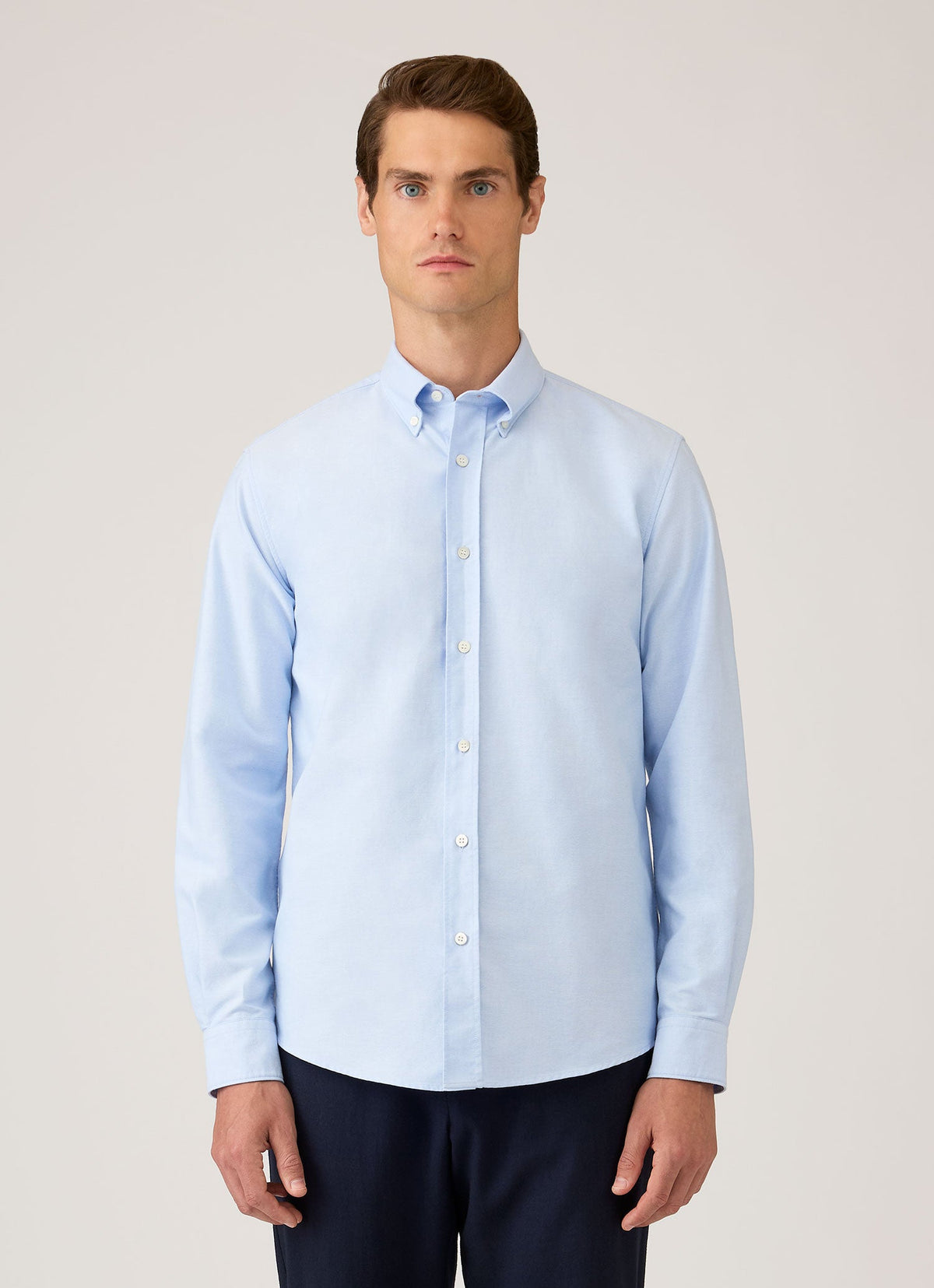 Men's Button Down Oxford Shirt in Light Blue