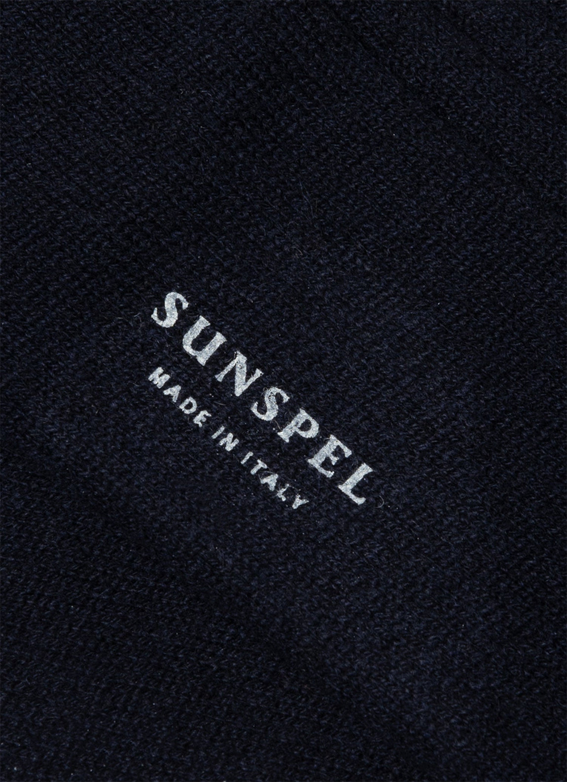 Men's Cashmere Ribbed Socks in Navy