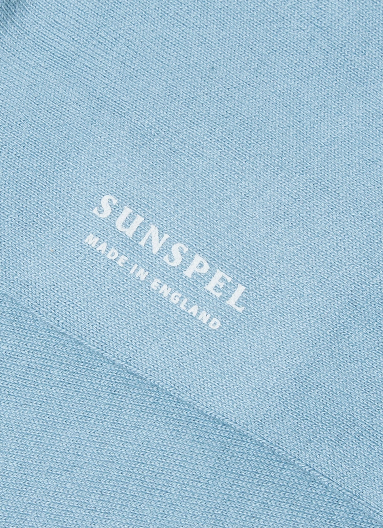 Men's Cotton Socks in Stone Blue