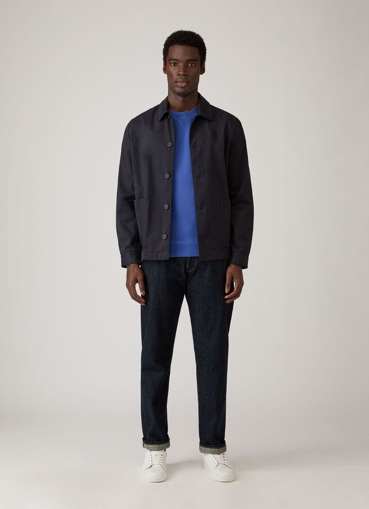Men's Loopback Sweatshirt in Clear Night