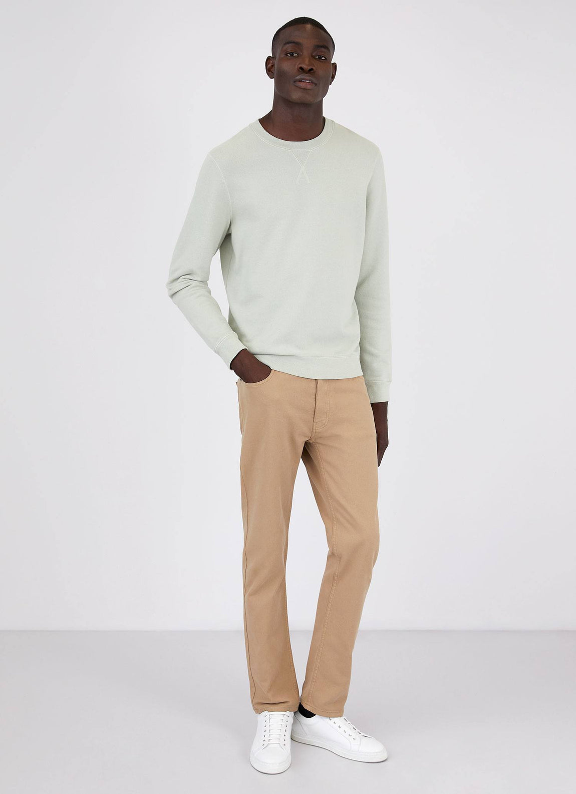 Men's Loopback Sweatshirt in Pistachio
