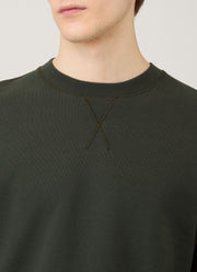 Men's Loopback Sweatshirt in Dark Green