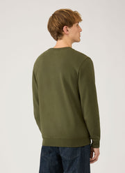 Men's Loopback Sweatshirt in Deep Olive