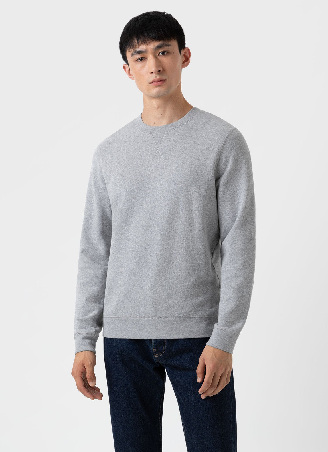 Men's Loopback Sweatshirt in Grey Melange