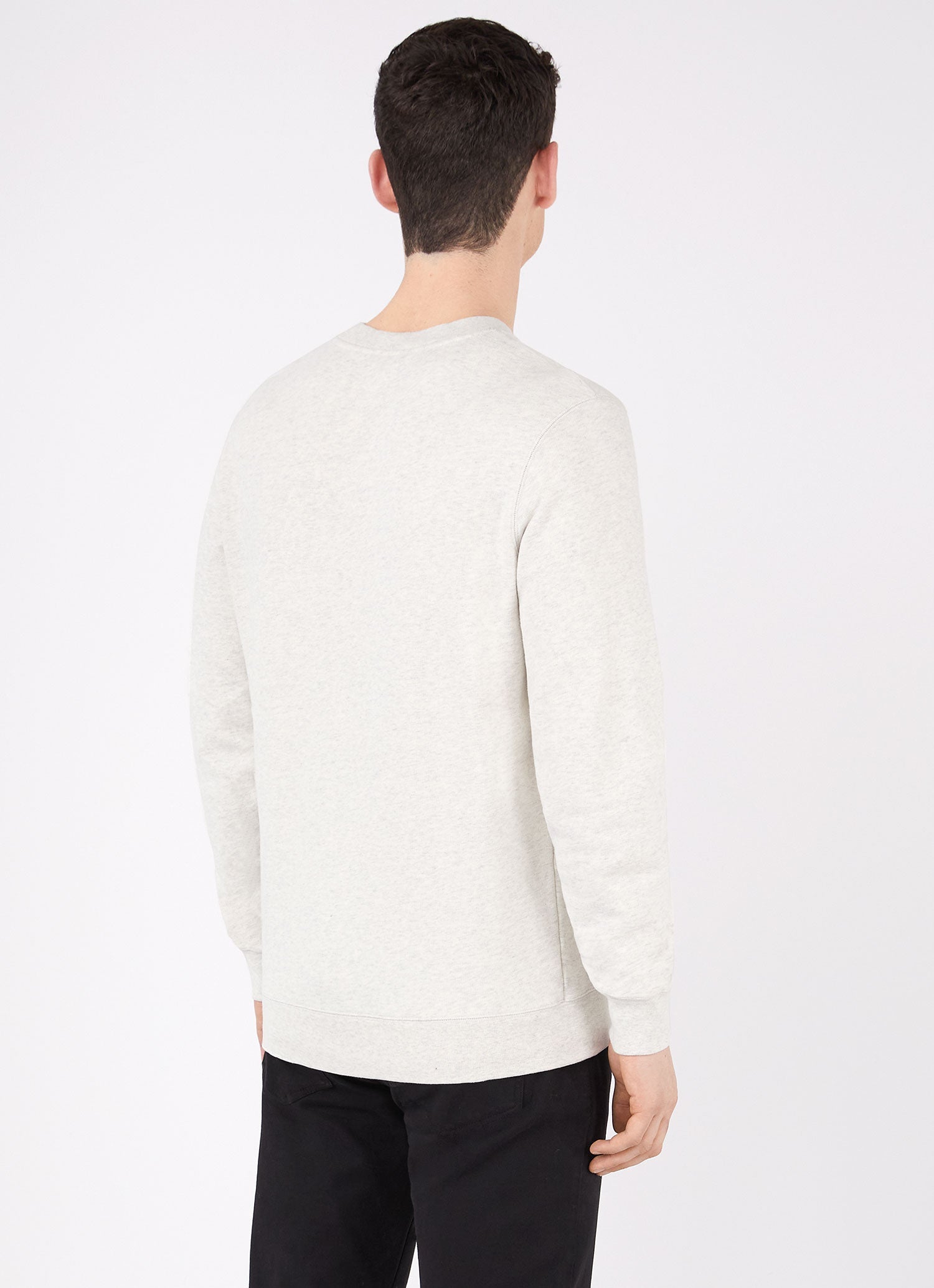 Men's Loopback Sweatshirt in Archive White Melange